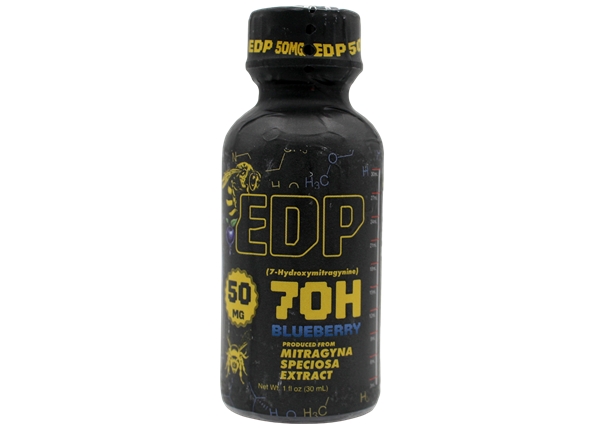 EDP 50mg 7-OH Kratom Shot – Blueberry 12pk