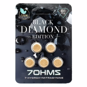 Kratom Kulture Black Diamond 81mg 7-OH 5-Tablet