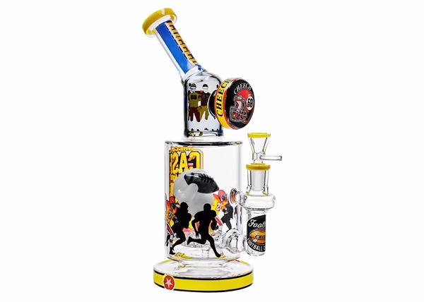 12" Cheech Smokey Breakaway Football Blaze Water Pipe