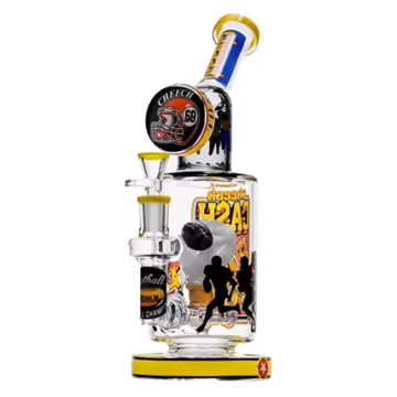 12" Cheech Smokey Breakaway Football Blaze Water Pipe