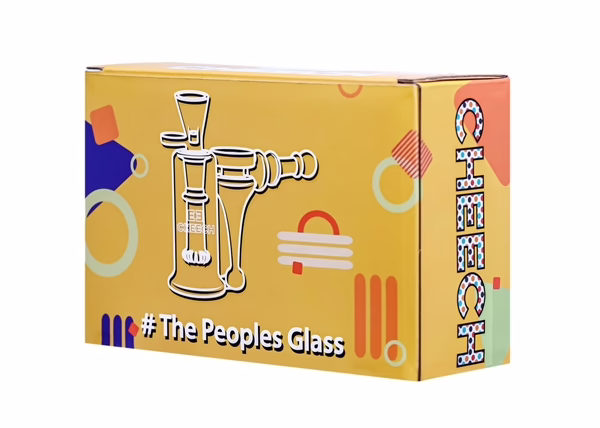 6" Cheech The Cyclist Bubbler Water Pipe