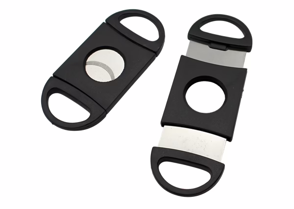Double Blade Cigar Cutter - Black 24pk