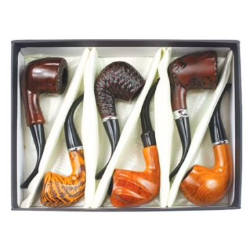 Nirvana Elegant Wood Look 6pc Pipe Set GS30358