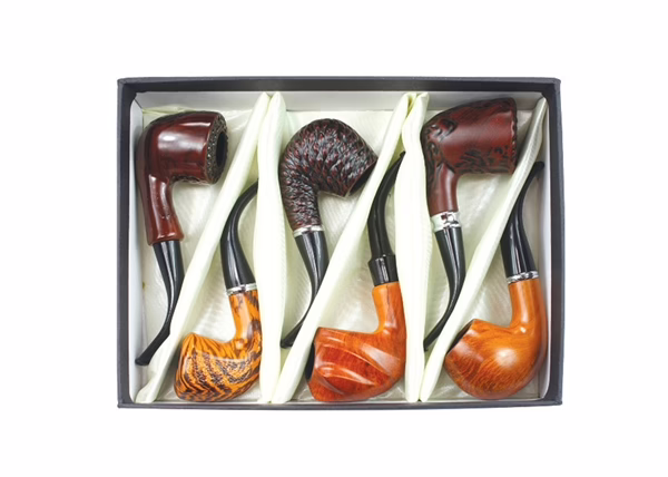 Nirvana Elegant Wood Look 6pc Pipe Set GS30358