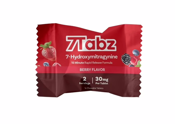 7Tabz 30mg 7-OH – Berry Flavor – 1-Tablet 40pk