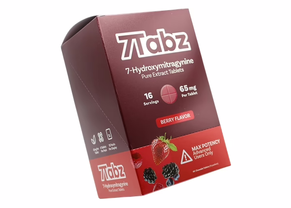 7Tabz 65mg 7-OH – Berry Flavor – 4-Tablet