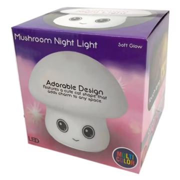 Soft Mushy Mushroom Night Light
