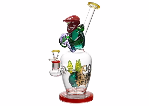 11" Cheech Plant-Based Hits No Sunlight Required Water Pipe