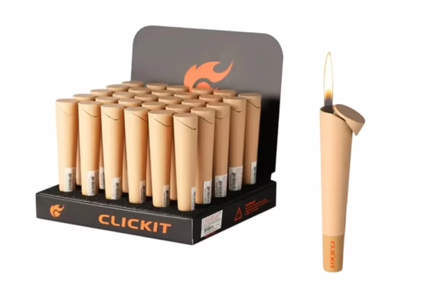 Click It Pre-Roll Cone Shape Lighter 30pk