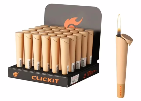 Click It Pre-Roll Cone Shape Lighter 30pk