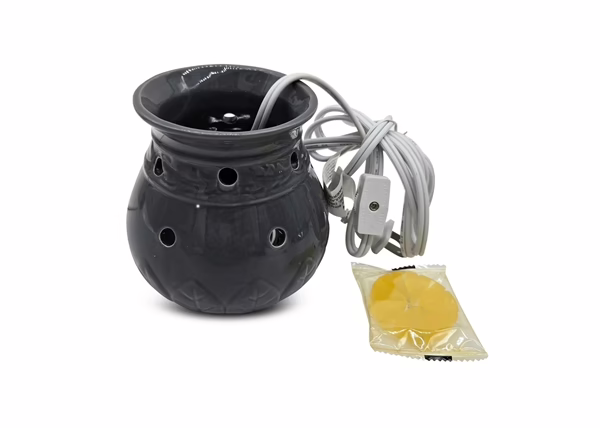 Round Cut-Outs Ceramic Wax Free Electric Fragrance Warmer