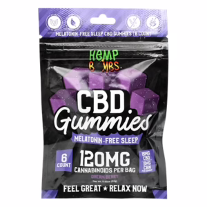 Hemp Bombs 120mg CBD CBN Sleep Gummies