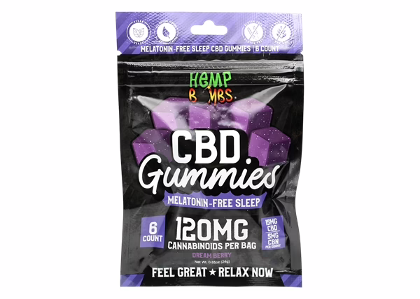 Hemp Bombs 120mg CBD CBN Sleep Gummies