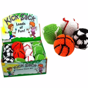 Sports Theme Kick Sack Countertop Display 24pk