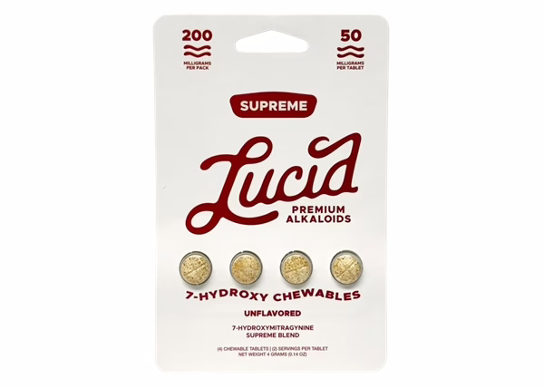 Lucid Supreme 50mg 7-OH 4-Tablets – Unflavored
