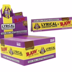 Raw X Lyrical Lemonade King Size Wide Rolling Papers - Lemonade Grape