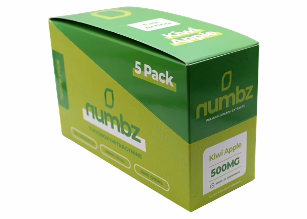 Numbz Kiwi Apple 7-OH 500mg 10-Tablet