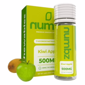 Numbz Kiwi Apple 7-OH 500mg 10-Tablet
