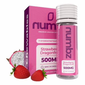 Numbz Strawberry Dragonfruit 7-OH 500mg 10-Tablet