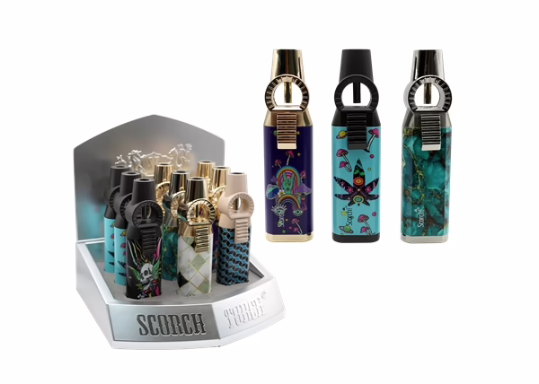 Scorch Torch Powerful Single Torch Lighter 9pk