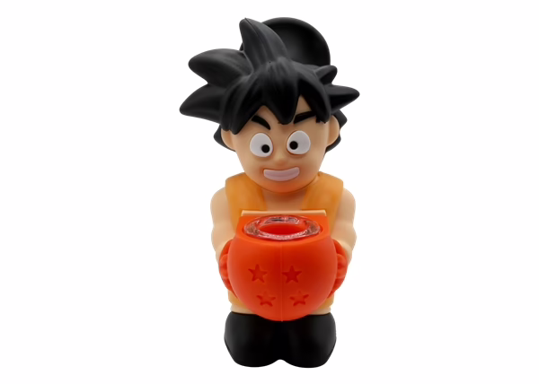 Silicone Bubbler Water Pipe - Goku