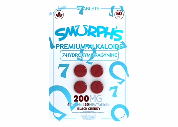 Smurph’s 7-OH 50mg 4-Tablet – Black Cherry