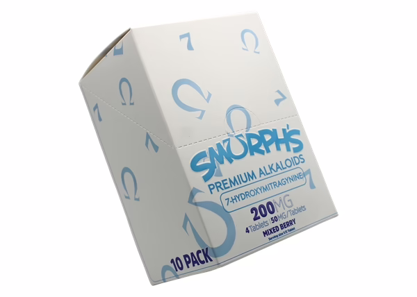 Smurph’s 7-OH 50mg 4-Tablet – Mixed Berry