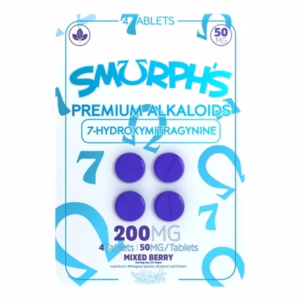 Smurph’s 7-OH 50mg 4-Tablet – Mixed Berry