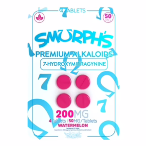 Smurph’s 7-OH 50mg 4-Tablet – Watermelon