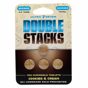 Ultra Seven Double Stacks 80mg 7-Oh 4-Tablets - Cookies & Cream