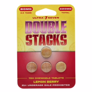 Ultra Seven Double Stacks 80mg 7-Oh 4-Tablets - Lemon Berry