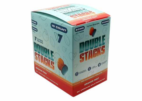 Ultra Seven Double Stacks 80mg 7-Oh 4-Tablets - Orange Mint