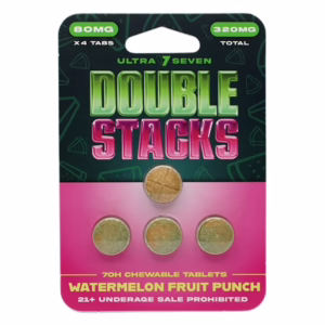 Ultra Seven Double Stacks 80mg 7-Oh 4-Tablets – Watermelon Fruit Punch