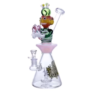 12" Juicy J Glass Dellinger Fish Man Water Pipe