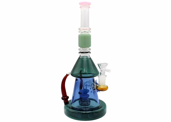 11" All Seeing Eye Horn Art Water Pipe