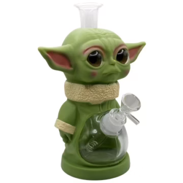9" Baby Yoda PVC Water Pipe