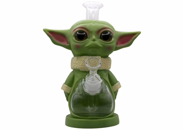 9" Baby Yoda PVC Water Pipe