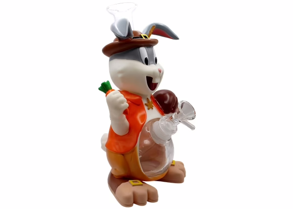 9" Grateful Rabbit PVC Water Pipe