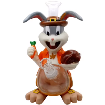 9" Grateful Rabbit PVC Water Pipe