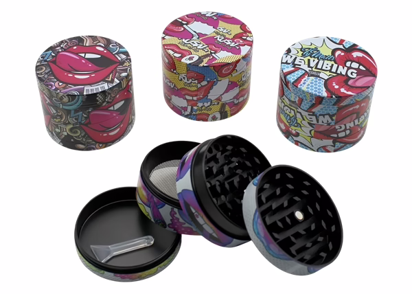 Hand Muller 50mm Tobacco Grinder – Lips 12pk