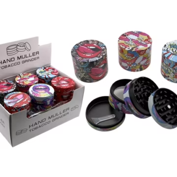 Hand Muller 50mm Tobacco Grinder – Lips 12pk