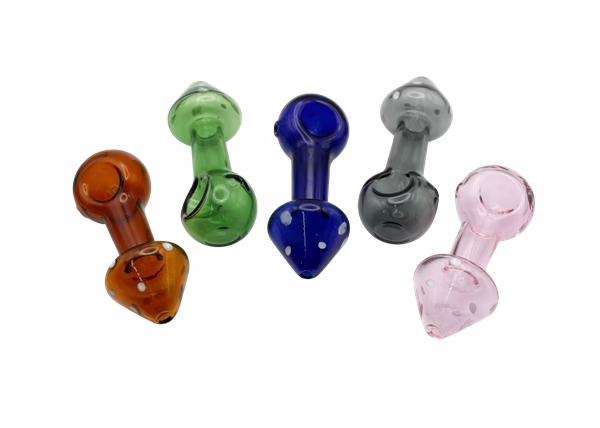 5ct 4" Mushroom Hand Pipe Assortment