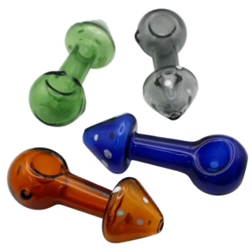 5ct 4" Mushroom Hand Pipe Assortment