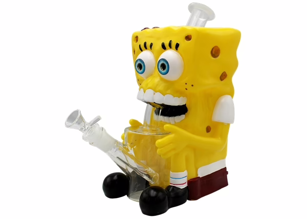10" Skeleton Sponge Water Pipe