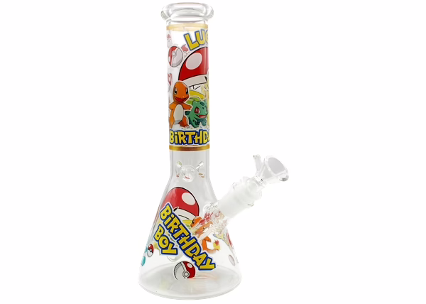 10" Tokemon Birthday Lucas Beaker Water Pipe