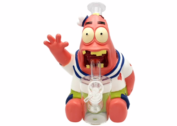10" Zombie Patrick Star Water Pipe