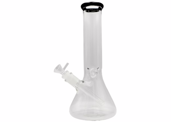 12" Color Rim Beaker Water Pipe