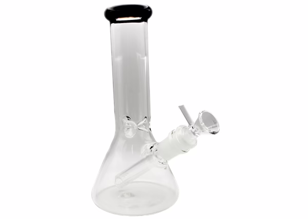 8" Color Rim Beaker Water Pipe