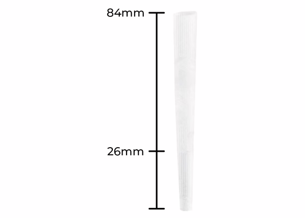 Cones Supply 1 1/4 Size Pre-Rolled Cones 84/26 - White - 900 Count
