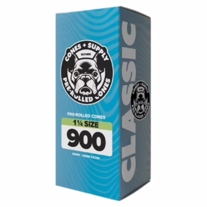 Cones Supply 1 1/4 Size Pre-Rolled Cones 84/26 - White - 900 Count